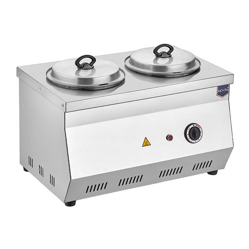 CB12 2 Hazneli Çorba Kazanı, 9+9 L, Elektrikli - 1