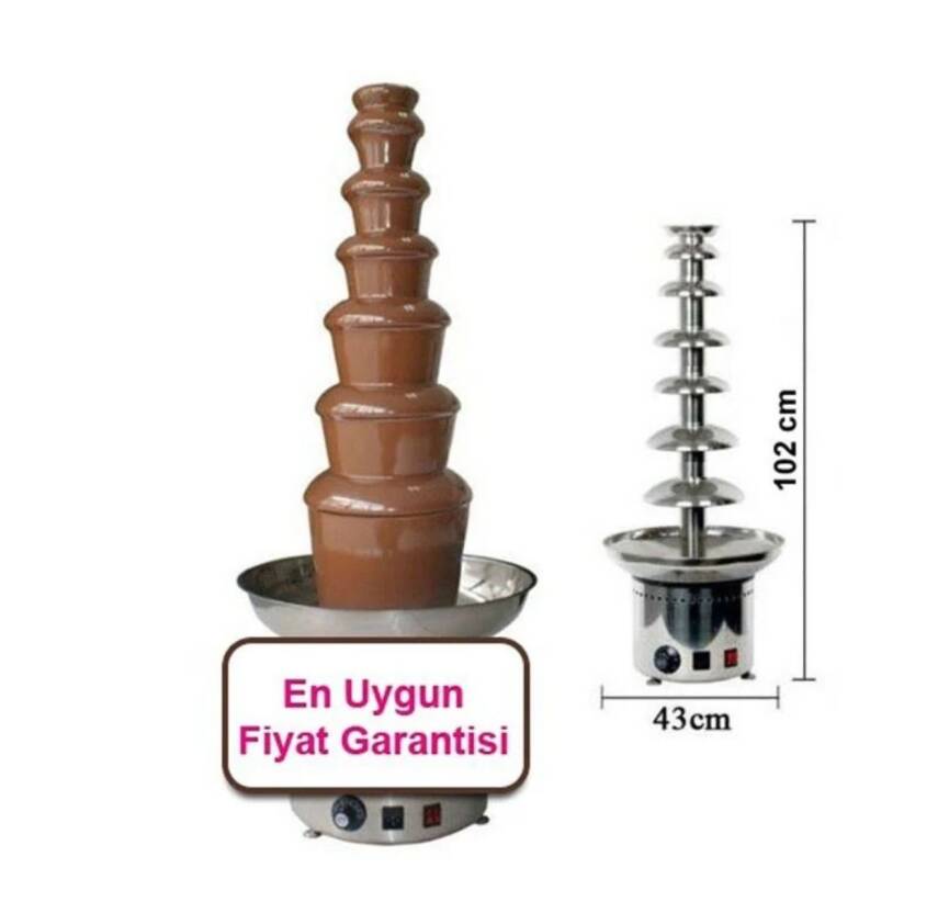 Çikolata Şelalesi Makineleri 4 Katlı - 2