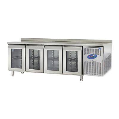 CSA CS-TEK 4-700-C Tezgah Tipi Buzdolabı, 4 Cam Kapılı, 632 L  304 kalite