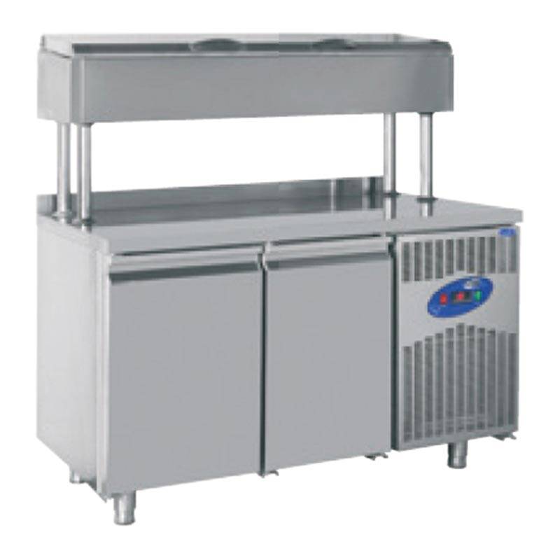 CSA CS-TEZ 2-700-YM Yükseltilmiş Make Up Buzdolabı, 2 Kapılı, 281 L - 1