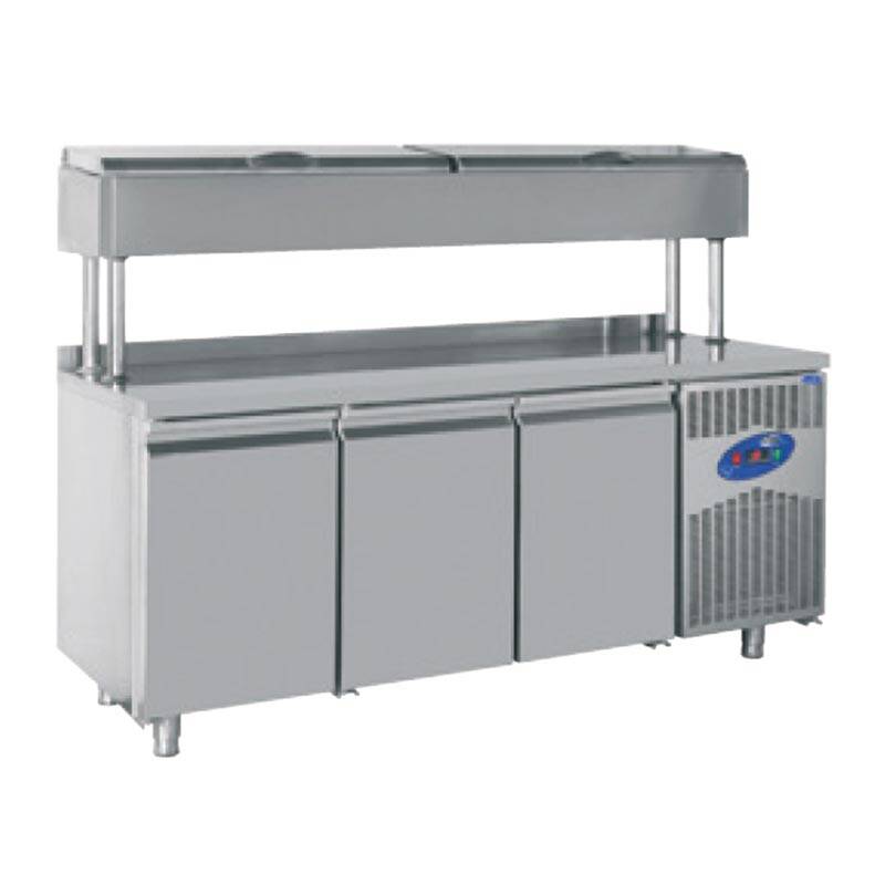 CSA CS-TEZ 3-700-YM Yükseltilmiş Make Up Buzdolabı, 3 Kapılı, 474 L - 1