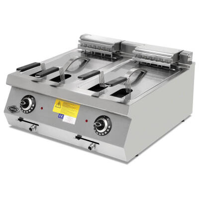 EMPERO 	Elektrikli Fritöz 14+14 LT EMP.PLS.7FE020