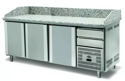 EMPERO Granit Tablalı Buzdolabı 3 Kapılı EMP.210.80.01