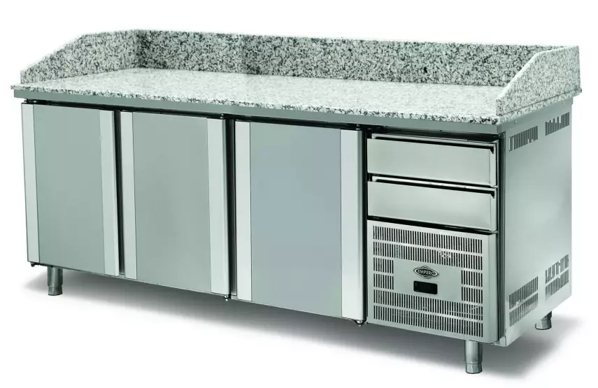 EMPERO Granit Tablalı Buzdolabı 3 Kapılı EMP.210.80.01 - 1