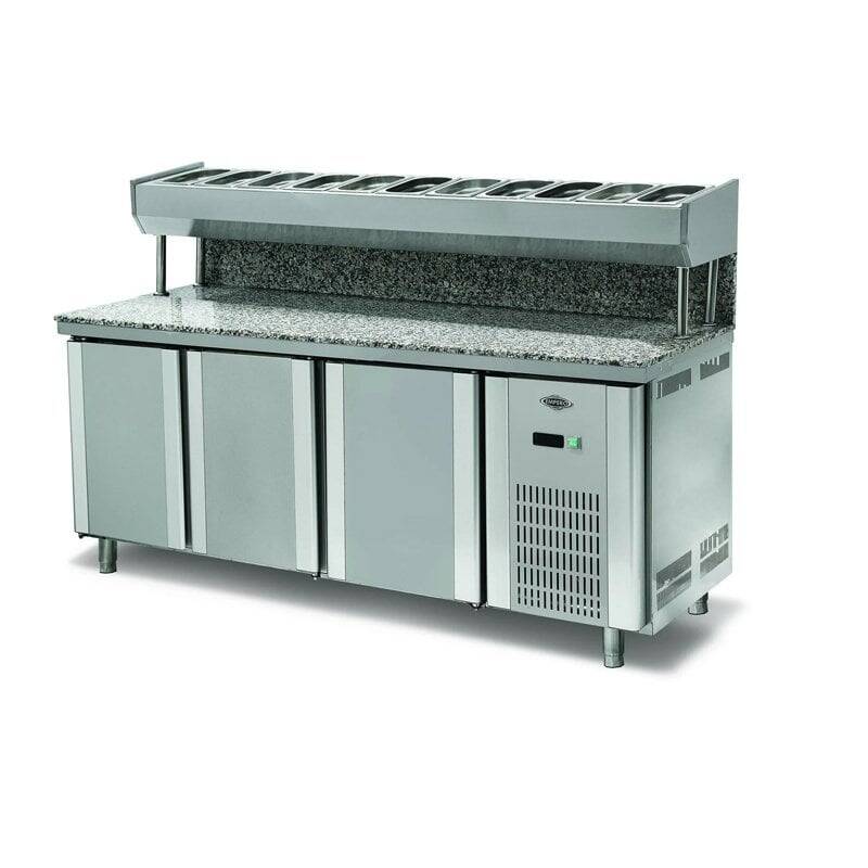 EMPERO Granitli Pizza ve Salata Buzdolabı 3 Kapılı EMP.200.80.01-PSYG - 1