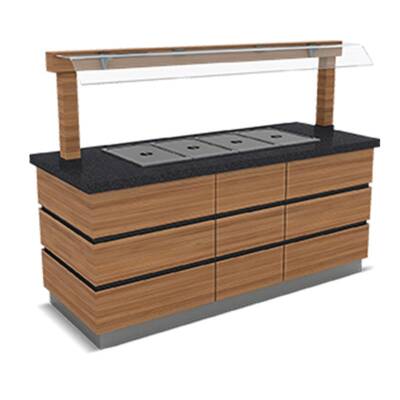 Empero Kapadokya Nefeslikli Benmari Sıcak Servis Ünitesi, 4x1/1 GN Kapasiteli 119.KPD.SSB.03