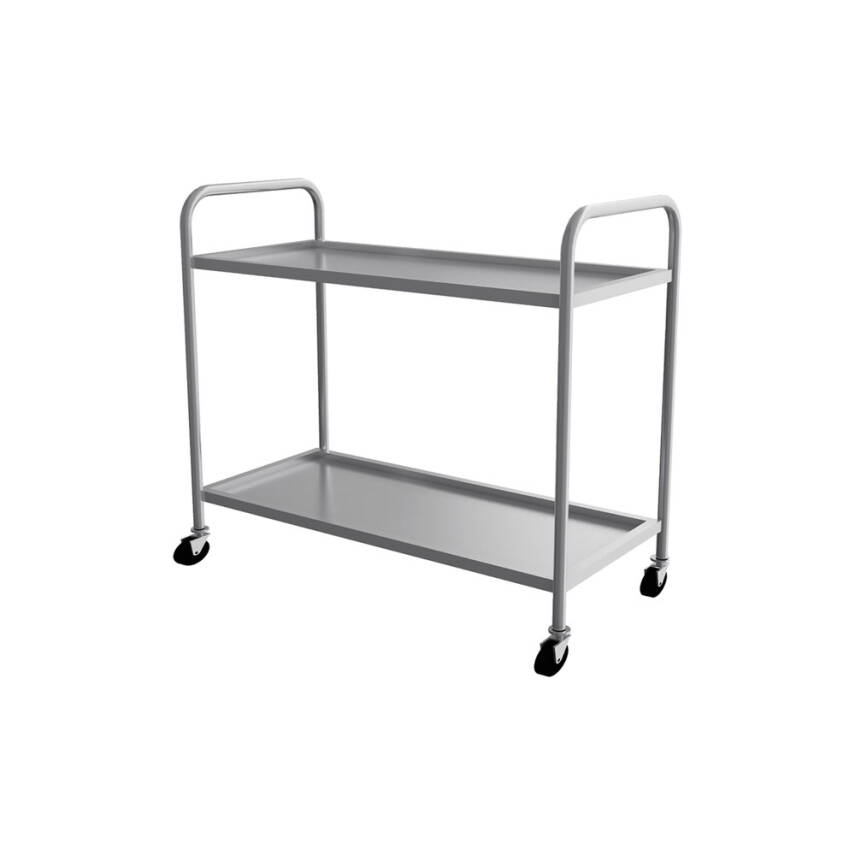 EMPERO Paslanmaz Servis Arabası 2 Katlı EMP.2.SV.02 - 1