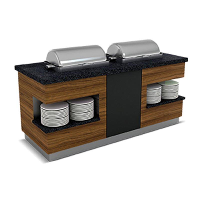 Empero Sümela Sıcak Servis Ünitesi, 2 Chafing Dish : 119.SML.SSC.02 - 1