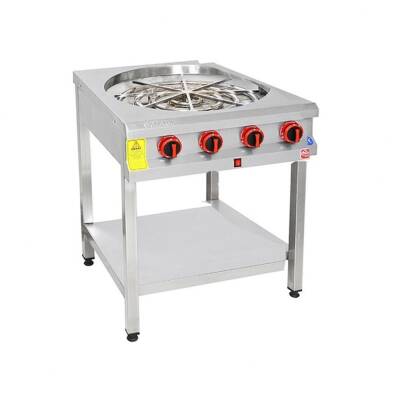 Himaksan TBMBROG 1 Gazlı Lpgʹli Taban Raflı Motorlu Börek Ocağı su böreği ocağı