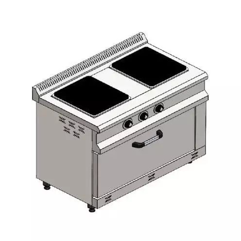  HMK-KZE  1068 ELEKTRİKLİ KUZİNE 100*60*85  2+1 FIRIN  - 1