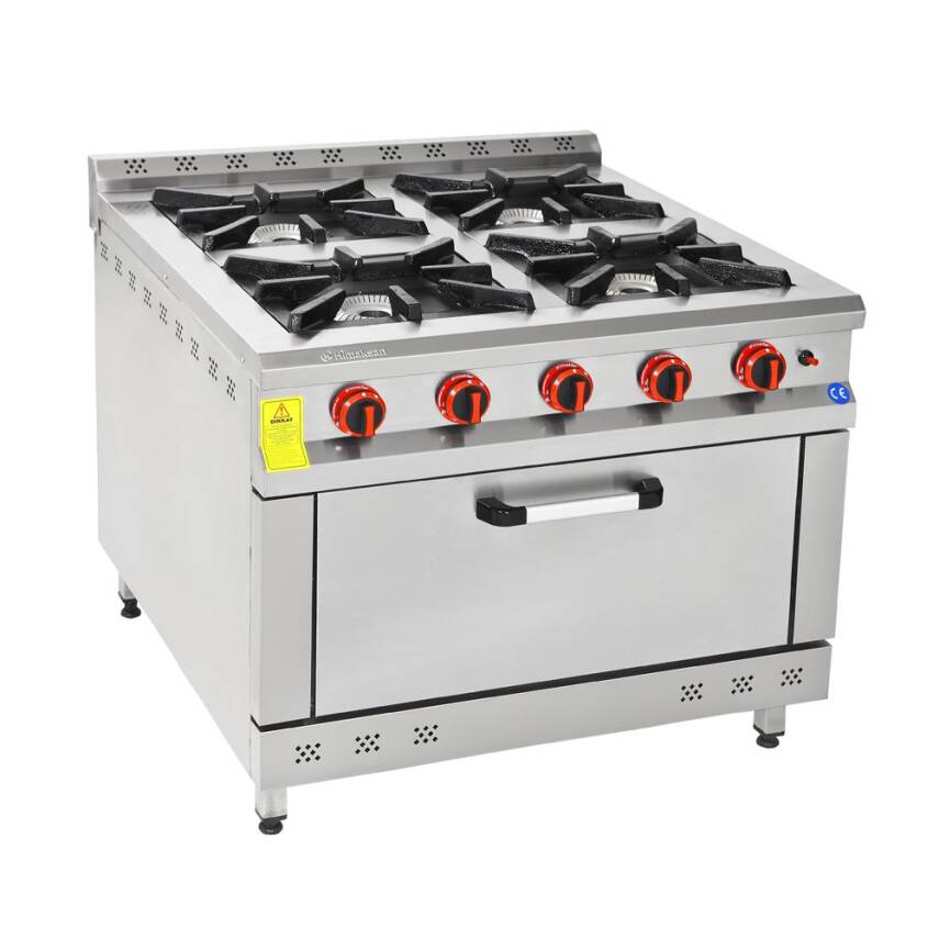 HMK-KZG 1010 GAZLI KUZİNE DG CE 100*100*85 4+1 FIRIN  - 1