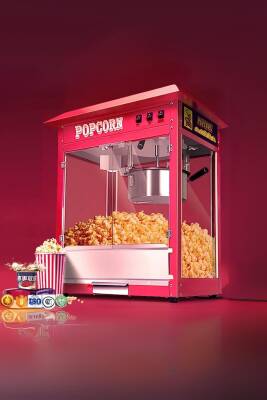 MISIR PATLATMA POPCORN MAKİNASI TİCARİ TİP MISIR PATLAMA - 3