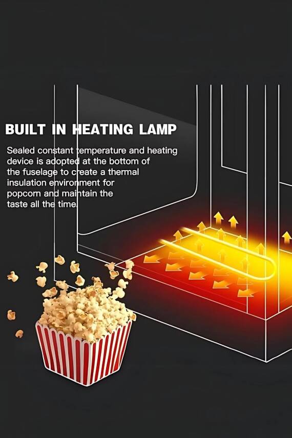 MISIR PATLATMA POPCORN MAKİNASI TİCARİ TİP MISIR PATLAMA - 4