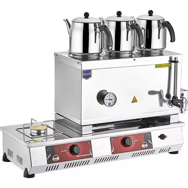 N13(E) 55 Model 3 Demlikli Gazlı (CE) + Elektrikli Çay Ocağı 34 lt - 1