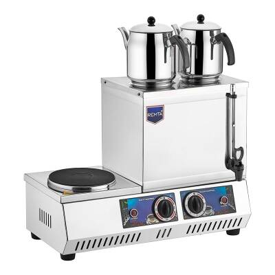 Remta K31 A 20 Model Çift Demlikli Pleytli Çay Ocağı, 14 L, Elektrikli