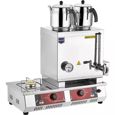 Remta N11E 30 Model 2 Demlikli Çay Ocağı, 24 L, Gazlı+Elektrikli