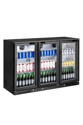 VBBC - 350S  Vosco Bar Altı Şişe Soğutucusu Üç Kapak Siyah - 2