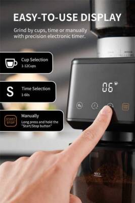 VBD-CG018 Vosco Dijital Espresso Kahve Değirmeni - 2