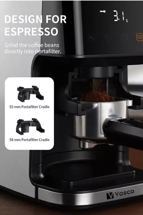 VBD-CG018 Vosco Dijital Espresso Kahve Değirmeni - 4