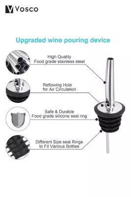 Vosco 6 Parça Avantajlı Kokteyl Set Boston Shaker (750ml) - 3