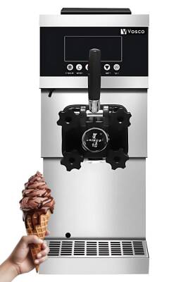 VXY-ZT960 Vosco Pro Silver Soft Dondurma Makinası Set Üstü (Tek Kollu) - 3